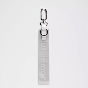 Lululemon White Keychain Strap